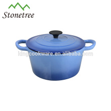 enamel coating rectangular cast iron casserole